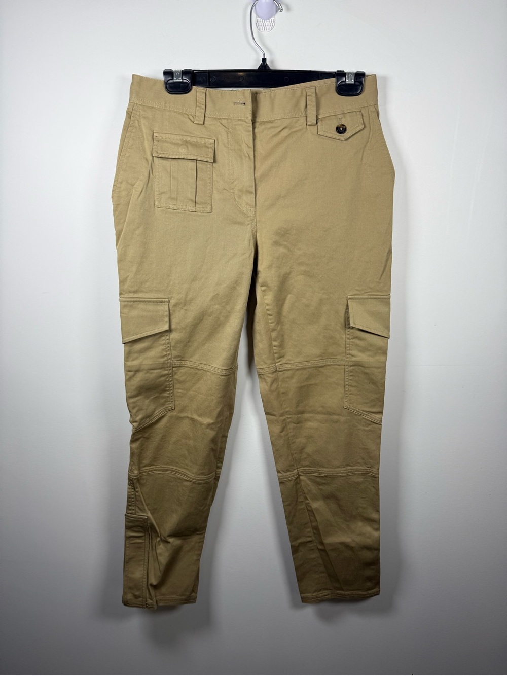 DOLCE & GABBANA | Beige Gabardine Cargo Pants AS IS Size IT40 US 4